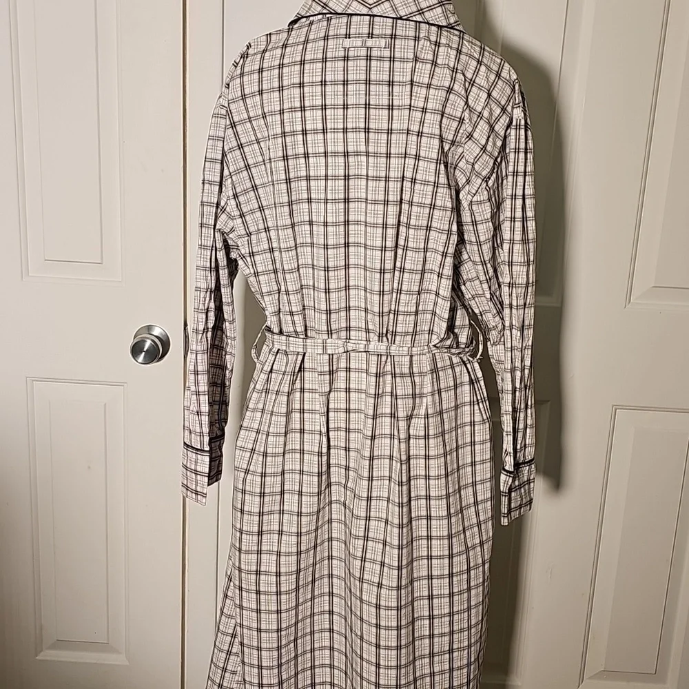 Nautica White and Black Robe Intimates & Sleepwear. 100% Cotton Size L/XL - Picture 7 of 10